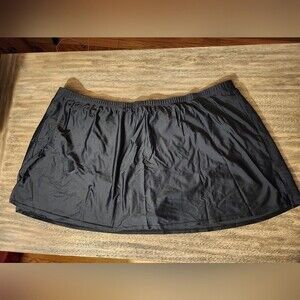 Swimsuits For All Black Plus Size Swim Skirt Size 34
